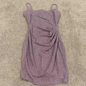 Windsor Sparkling Lavender Mini Dress